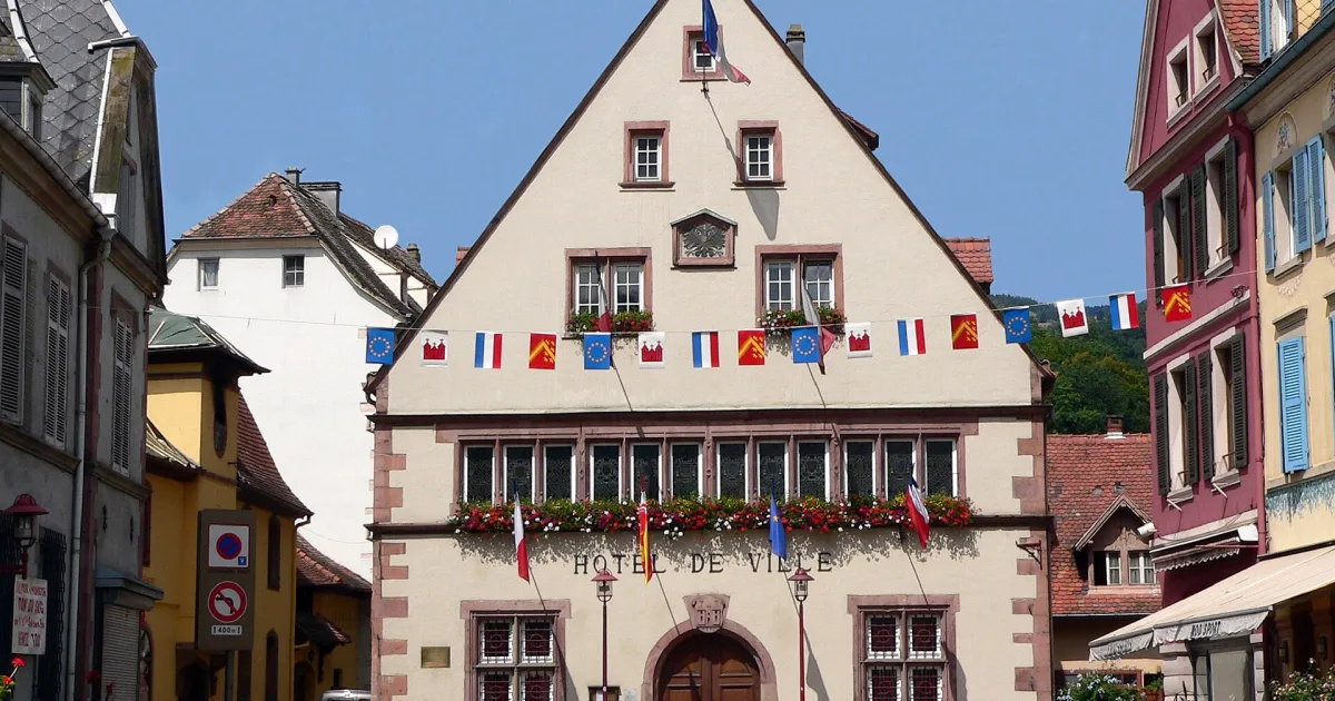 La mairie de Munster, un des bâtiments historiques de la ville